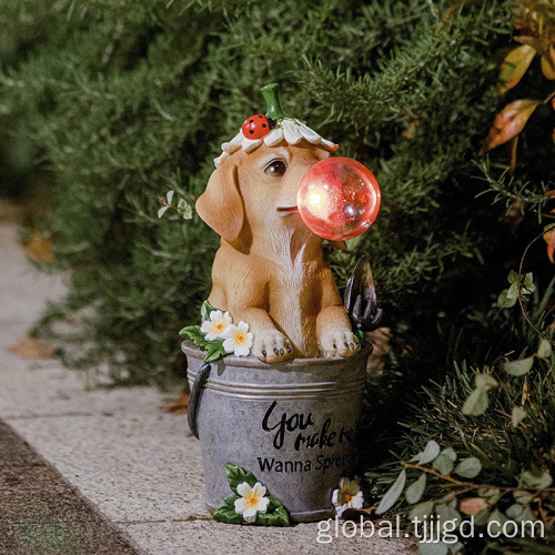 Dog Shaped Courtyard Resin Ornaments